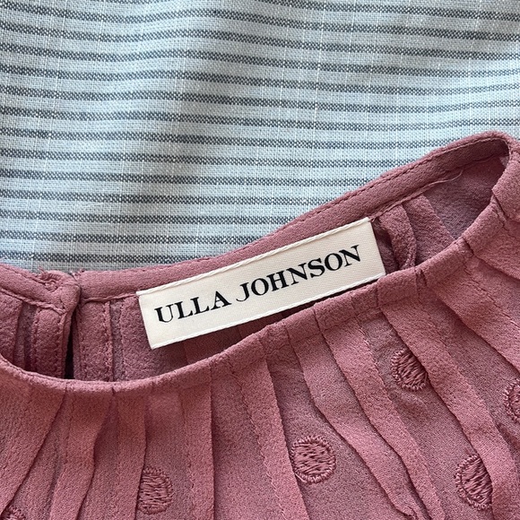 Ulla Johnson Pink Textured Blouse - Picture 4 of 5